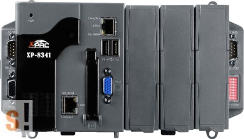 XP-8341-EN # Xpac Controller/AMD-LX800/WES2009/3x férőhely, ICP DAS