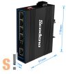 XPTN-9000-45-5TX # Ipari Ethernet switch/ 5 portos/ 10/100 Mbps/ Fém ház/DIN sínre/12V-58Vdc/-30°C ~ +75°C/IP40 védettség/Scodena