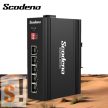 XPTN-9000-65-5TX # Ipari Ethernet switch/ 5 portos/ 10/100 Mbps/ Fém ház/DIN sínre/12V-58Vdc/-40°C ~ +75°C/IP40 védettség/Scodena