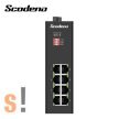 XPTN-9000-65-8TX # Ipari Ethernet switch/ 8 portos/ 10/100 Mbps/ Fém ház/DIN sínre/12V-58Vdc/-40°C ~ +75°C/IP40 védettség/Scodena
