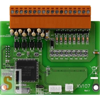   XV107 # I/O bővítő kártya/VPD/8x DI source/8x DO sink/szigetelt, ICP DAS
