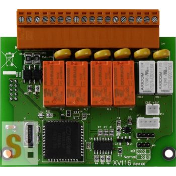   XV116 CR # I/O bővítő kártya/VPD/5x DI/szigetelt/6x relé ki RO, ICP DAS