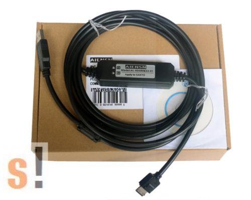  AL-00490833-01 #  SANYO U és Q szervohajtásokhoz USB programozó kábel/AIENSN