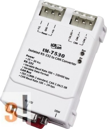 tM-7530 # Intelligens mini RS-232-CAN konverter, Tiny/Konverter/RS-232/CAN, ICP DAS