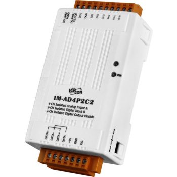   tM-AD4P2C2 # I/O Module/Modbus RTU/4 AI/2 DO/2DI, ICP DAS, ICP CON