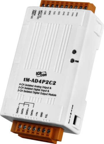 tM-AD4P2C2 # I/O Module/Modbus RTU/4 AI/2 DO/2DI, ICP DAS, ICP CON