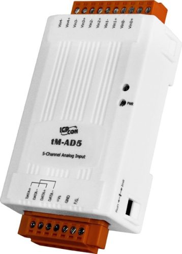 tM-AD5 CR I/O Module/Modbus RTU/tiny/5 AI/DIFF, ICP DAS, ICP CON