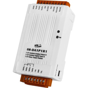   tM-DA1P1R1 # I/O Module/Modbus RTU/tiny/1AO/1DI/isol./1relay, ICP DAS, ICP CON
