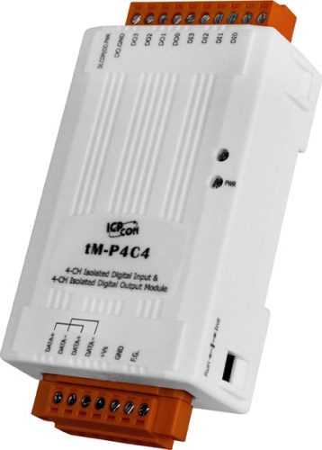 tM-P4C4 # I/O Module/Modbus RTU/tiny/4 DI/4 DO/OC/isolated, ICP DAS, ICP CON