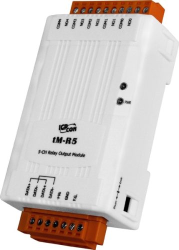 tM-R5 # I/O Module/Modbus RTU/tiny/5 Relay Output, ICP DAS, ICP CON