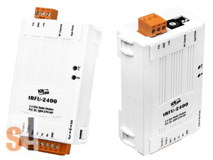 tRFU-2400 # 2.4 GHz vezeték nélküli modem/ RS-232/RS-485/RS-422 port/Wireless Modem, ICP DAS, ICP CON 