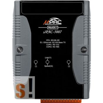   μPAC-5007D # uPAC-5007D/POE Kontroller/768KB/1x Ethernet/1x RS-232/1x RS-485/LED/ISAGRAF, ICP DAS, ICP CON